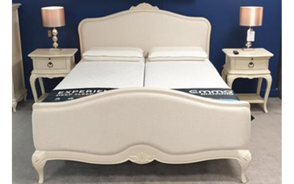 Ivory Range
5ft Bedframe & 2 Bedsides
Was £3,415 Now £2,099 Ivory Range
5ft Bedframe & 2 Bedsides
Was £3,415 Now £2,099